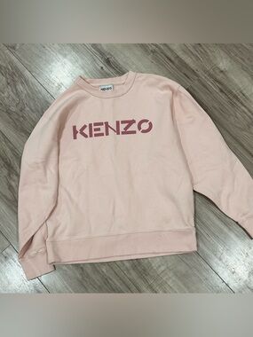 Kenzo Pale Pink Logo Sweatshirt